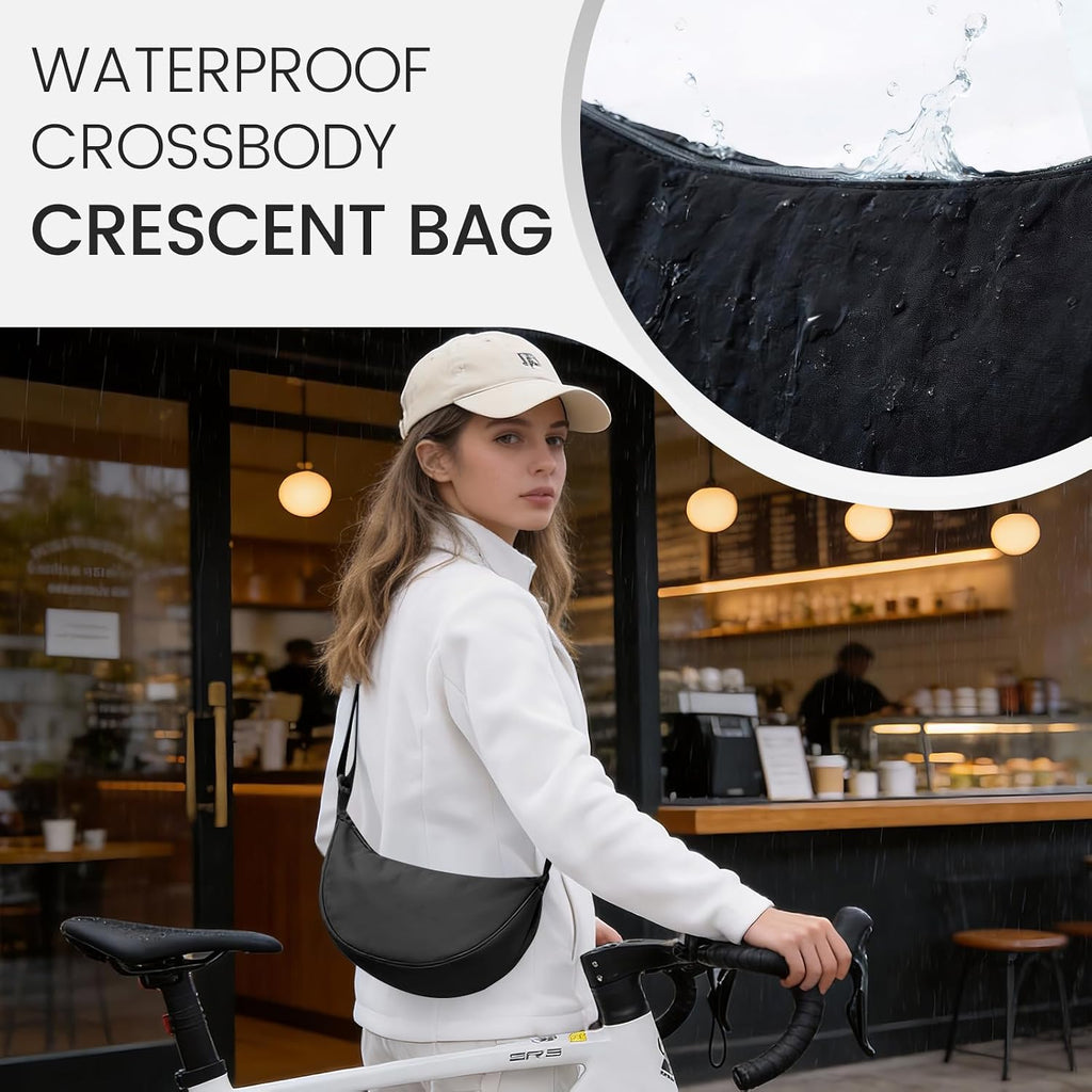 Crossbody Sling Bag for Women & Men,Lightweight Travel Sling Bag with Adjustable Strap,Small Shoulder Bag for Work