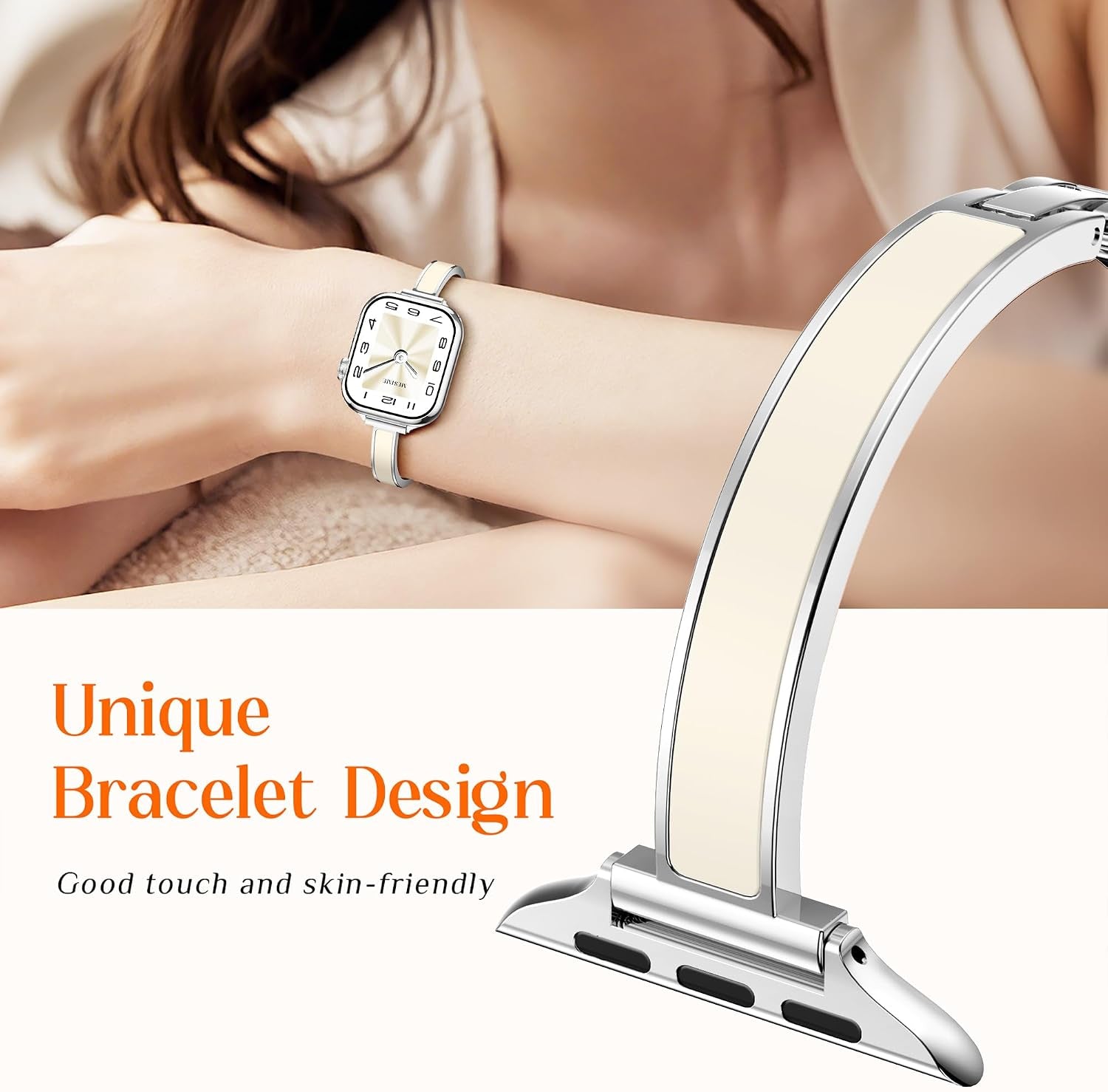 Slim Dressy Bands Compatible with Apple Watch Band for Women Men | Fancy Metal Thin Bracelet for Iwatch 49Mm 46Mm 45Mm 44Mm 42Mm 41Mm 40Mm 38Mm Series Ultra 11/10/9/8/7/SE/6/5/4/3/2/1