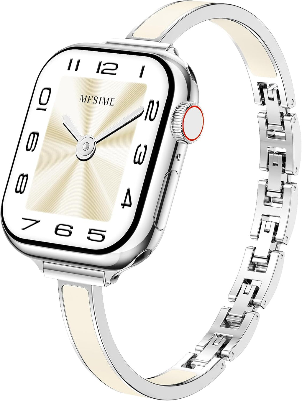 Slim Dressy Bands Compatible with Apple Watch Band for Women Men | Fancy Metal Thin Bracelet for Iwatch 49Mm 46Mm 45Mm 44Mm 42Mm 41Mm 40Mm 38Mm Series Ultra 11/10/9/8/7/SE/6/5/4/3/2/1