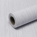 White Grasscloth Peel and Stick Wallpaper Vintage Texture Removable Waterproof Wallpaper for Room Walls, Cabinets, Furniture, Drawers, Desk a Set of 15.7"X300"