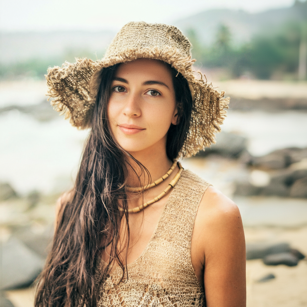 Raw Himalayan Wild Hemp Hat