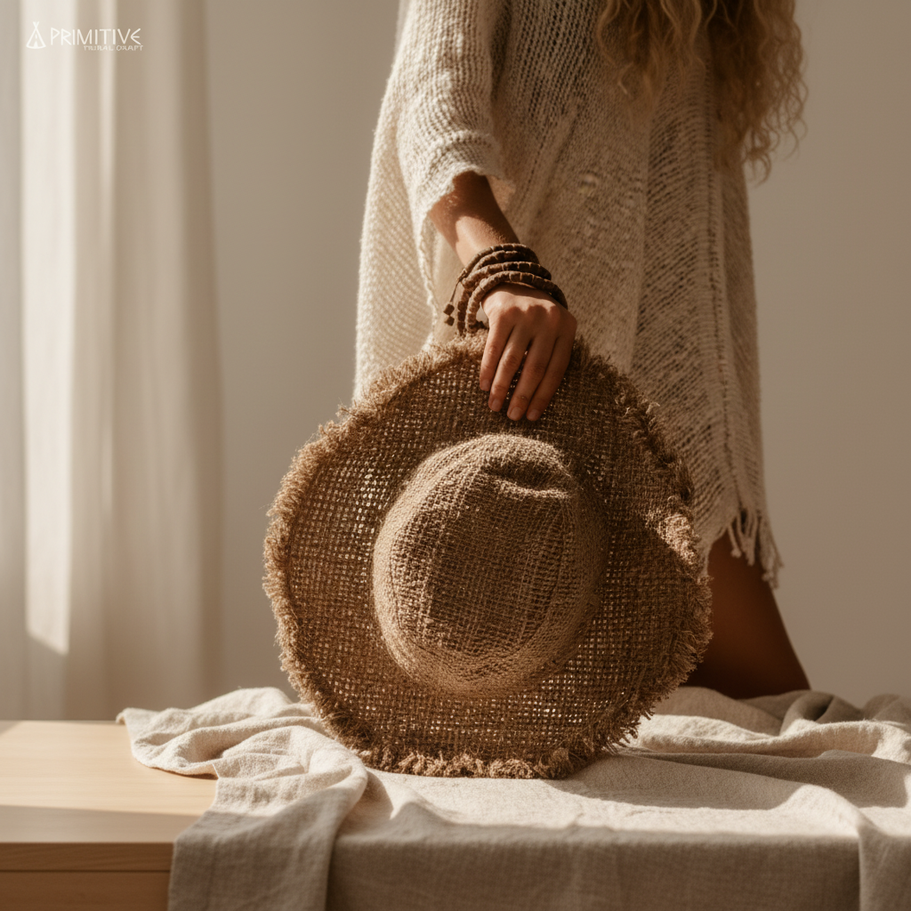Raw Himalayan Wild Hemp Hat