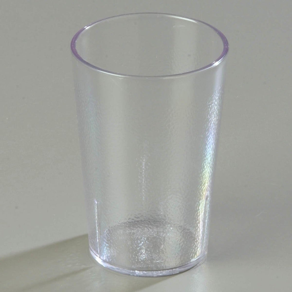Elevate Your Drinkware Collection with the Clear 8-Ounce Stackable Plastic Tumbler