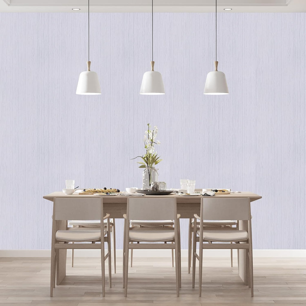 White Grasscloth Peel and Stick Wallpaper Vintage Texture Removable Waterproof Wallpaper for Room Walls, Cabinets, Furniture, Drawers, Desk a Set of 15.7"X300"