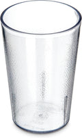 Elevate Your Drinkware Collection with the Clear 8-Ounce Stackable Plastic Tumbler