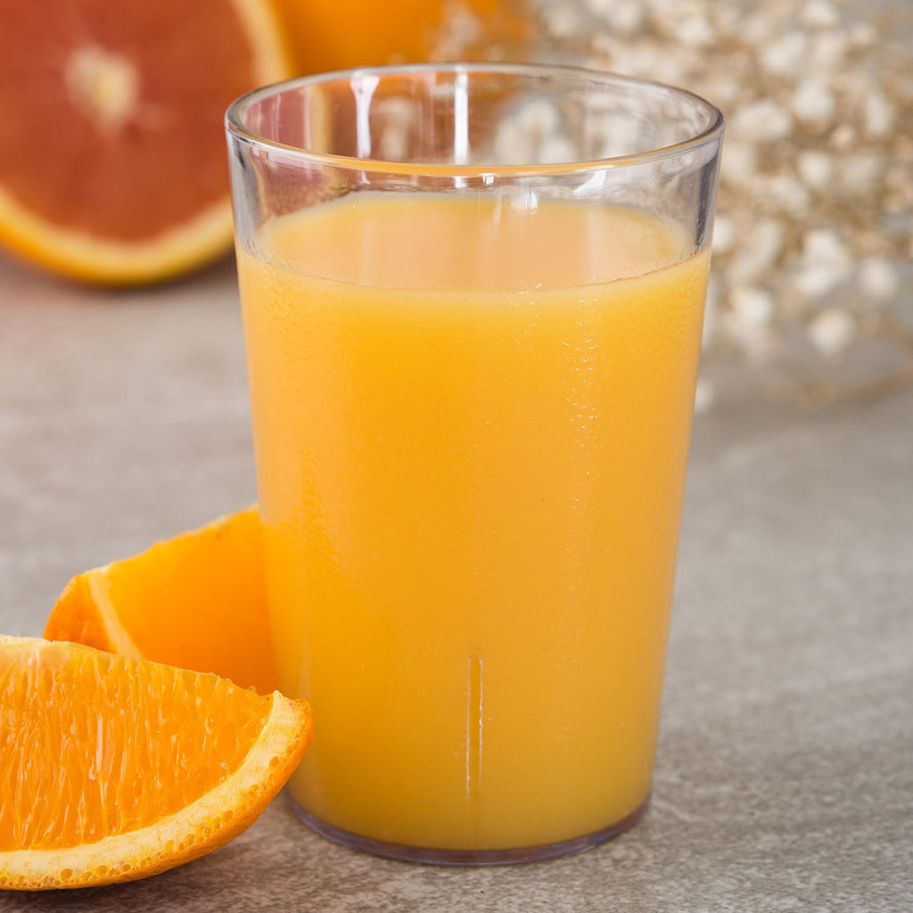 Elevate Your Drinkware Collection with the Clear 8-Ounce Stackable Plastic Tumbler